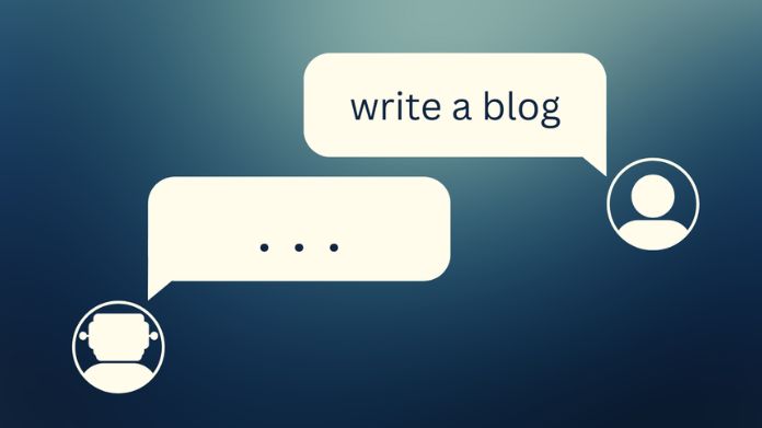 how to write a blog using chatgpt