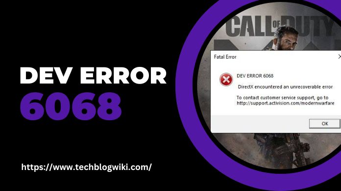 dev error 6068