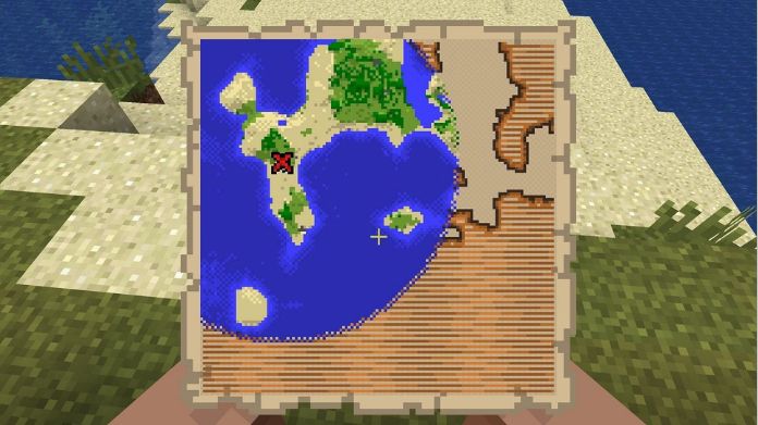 minecraft treasure map