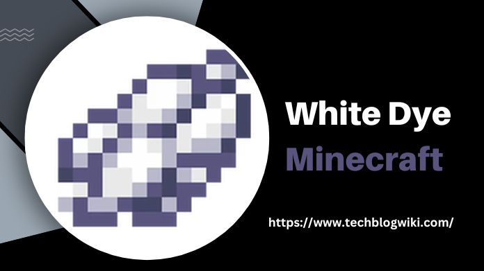 white dye minecraft